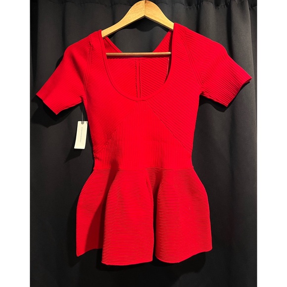 Anthropologie / Maeve Short-Sleeve Hourglass Knit Top - Picture 5 of 6